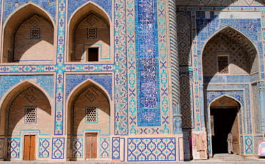 Discover Bukhara's colourful mosaics